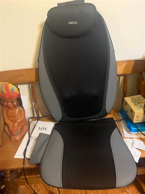 shiatsu massage chair cushion|homedics shiatsu cushion with heat.